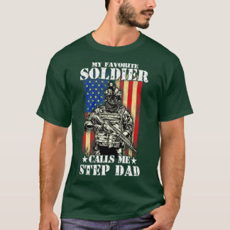 Camiseta Meu Soldado favorito me chama de Pai Soldado do Pa