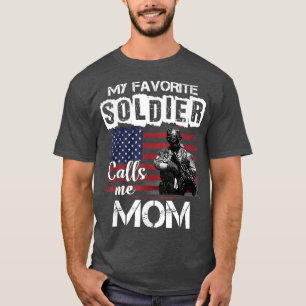Camiseta Meu Soldado Favorito Me Chama Mãe 7