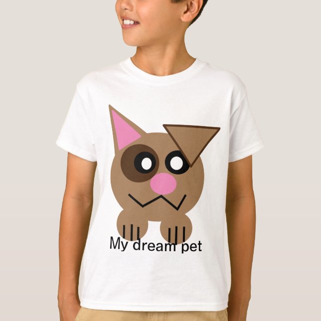 Camiseta Meu sonho de estimação (Frente)