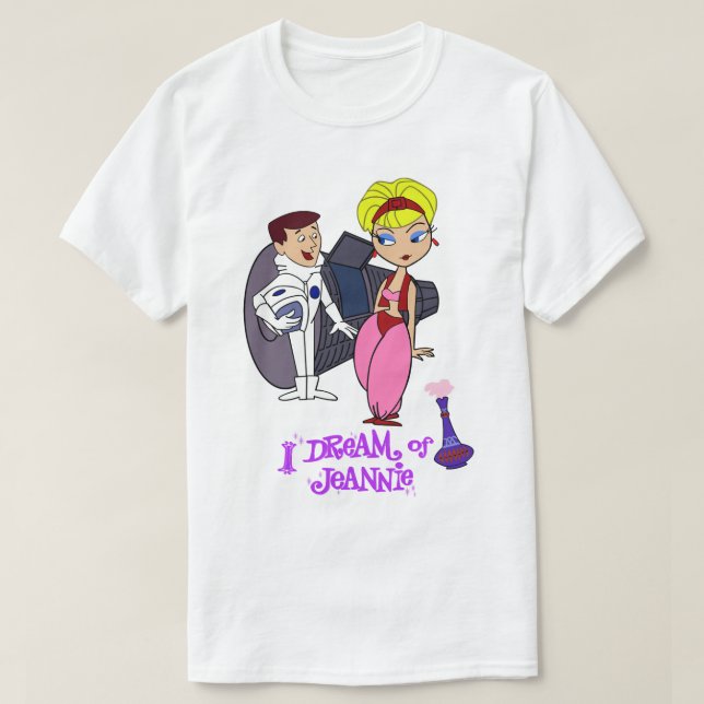 Camiseta Meu Sonho de Pessoas Favorito de Jeannie Legal Gra (Frente do Design)