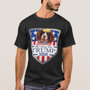 Camiseta Meu Springer Spaniel Inglês Para Trump