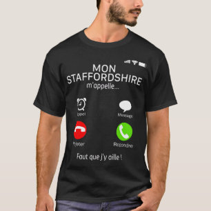 Camiseta Meu Staffordshire Bull Terrier Dog Me Ligue Para O