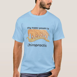 Camiseta Meu Super Poder é o Tee Masculino Chiroprático