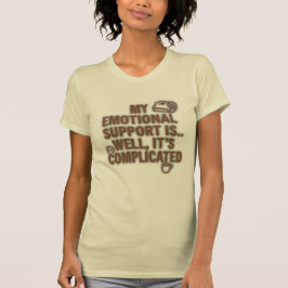 Camiseta Meu Suporte Emocional É Complicado – Divertido