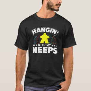 Camiseta meu tabuleiro de jogo de meeps jogador de mesa