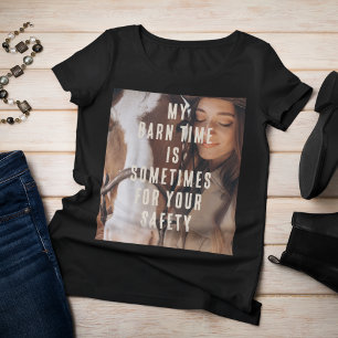 Camiseta Meu Tempo de Névoa é às vezes para sua Foto de Seg