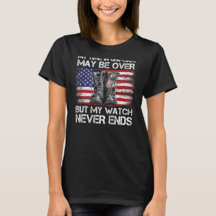 Camiseta Meu Tempo De Uniforme Pode Estar Acabado, Mas Cuid