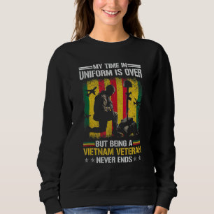 Camiseta Meu Tempo Na Uniforme Acabou, Mas Ser Um Vietnã Ne