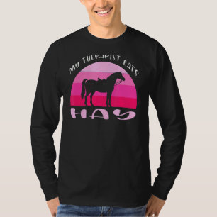 Camiseta Meu Terapista Come Hay Equestrian
