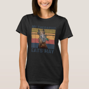 Camiseta Meu Terapista Come Hay Horse