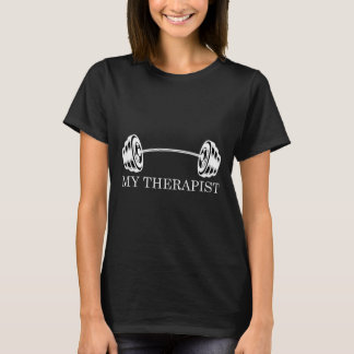 Camiseta Meu Terapista Construtor de Portos Motivador