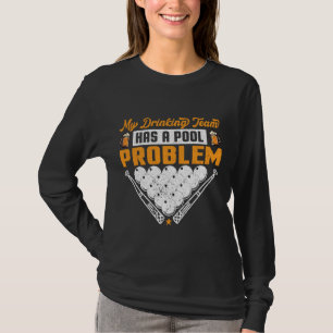 Camiseta Meu time de bebida tem um problema de piscina Eu c