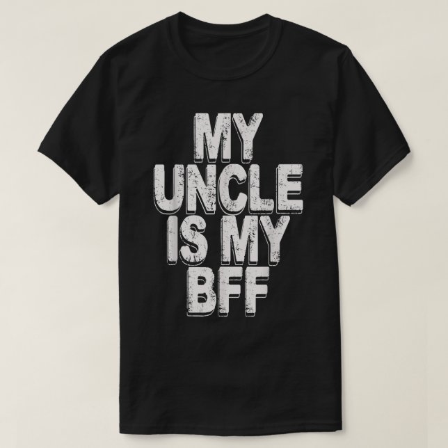 Camiseta meu tio é meu pai (Frente do Design)