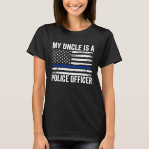 Camiseta Meu Tio É Policial Da Onça.