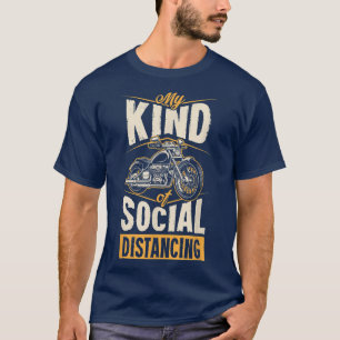 Camiseta Meu Tipo De Bicicleta De Moto Engraçado De Distânc