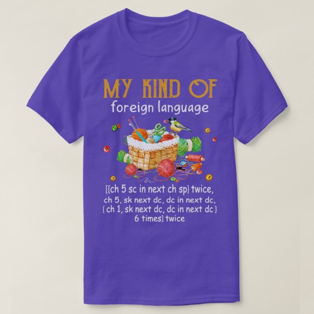 Camiseta Meu tipo de língua estrangeira (Frente do Design)