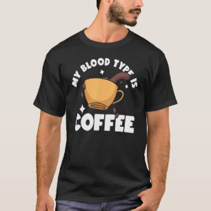 Camiseta Meu Tipo De Sangue É Café Cafeholic Ca Cafeinado