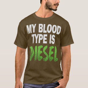 Camiseta Meu tipo de sangue é caminhão diesel