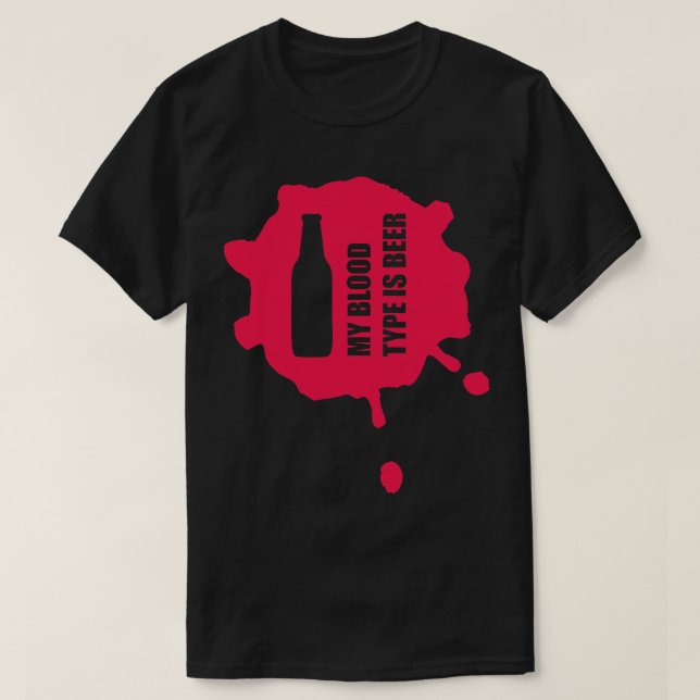 Camiseta Meu Tipo De Sangue É Cerveja 1 (Frente do Design)