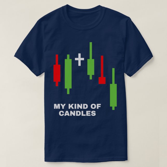 Camiseta Meu tipo de velas Candlestick (Frente do Design)