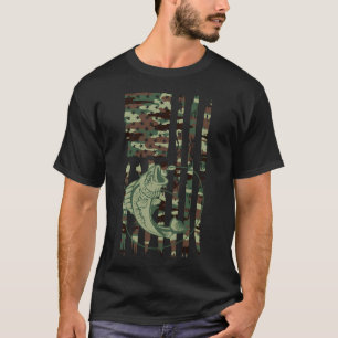 Camiseta Meu Traje de Pesca da Sorte - Peixe de Água Doce R