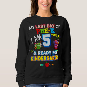 Camiseta Meu último dia de pré K, estou pronto para Kin