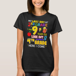 Camiseta Meu último dia do 3º ano do 4º ano aqui eu venho