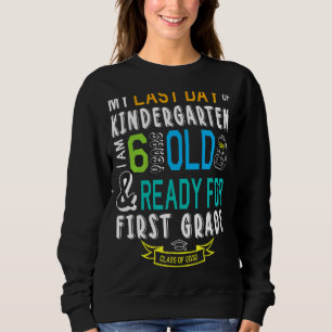 Camiseta Meu Último Dia Do Jardim De Infância Estou Pronta