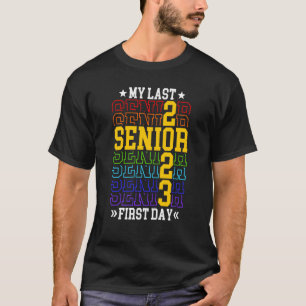 Camiseta Meu último Mais velho do primeiro dia 2023 Classe