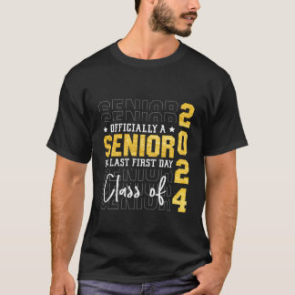 Camiseta Meu Último Mais velho Do Primeiro Dia De 2024 Volt