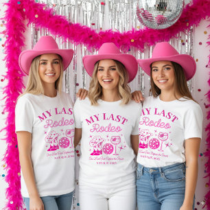 Camiseta Meu Último Rodeio Festa de Despedida de Solteira R