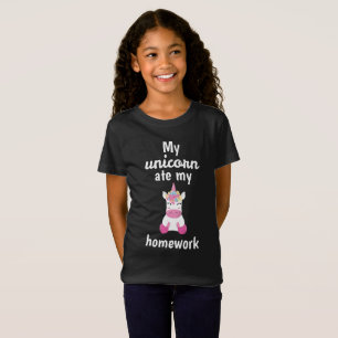 Camiseta Meu Unicórnio Comeu Minha Casa