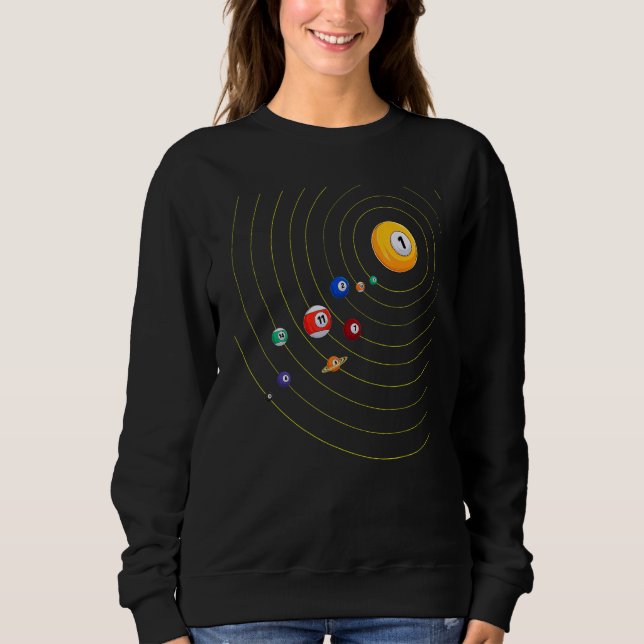 Camiseta Meu Universo  Sinuca (Frente)