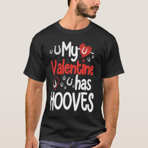 Camiseta Meu Valentim Tem Cascos Cavalo do Dia dos Namorad