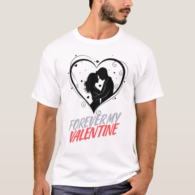 Camiseta Meu Valentine para Sempre (Frente)