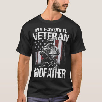Camiseta Meu Veterano Favorito É Meu Padrinho Estados Unido