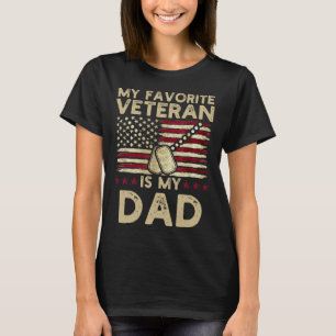 Camiseta Meu Veterano Favorito É Meu Veteranos Militares Pa