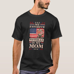 Camiseta Meu Veterano Favorito É Minha Mãe, Dia do Veterano