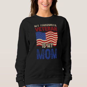 Camiseta Meu Veterano Favorito É Minha Mãe Vet Militar Vete