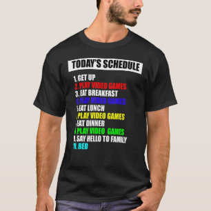 Camiseta Meu Video games de Dia Perfeito para Jogador