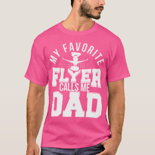 Camiseta Meu Voador Favorito Me Chama De Cheerleader De Pai
