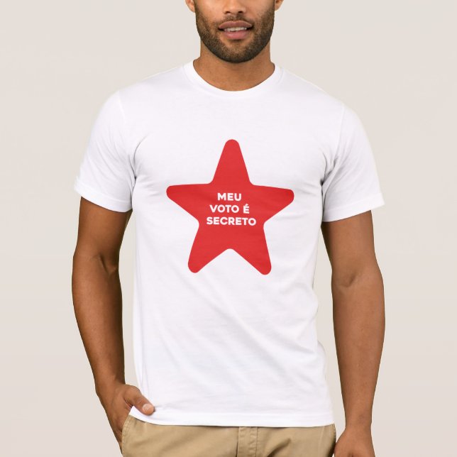 Camiseta Meu Voto é Secreto (Frente)