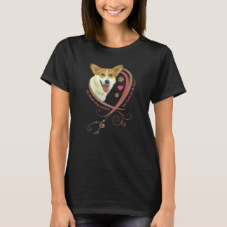 Camiseta Meu Welsh Corgi Deixa Pata Imprime Mulheres