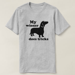 Camiseta Meu Wiener Faz Truques De Cão De Dachshund Lover T