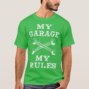 Camiseta Meu Workshop Minhas Regras Compro de Reparo Mecâni