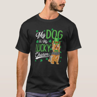 Camiseta Meu Yorkshire Terrier É Minha Sortuda Rua Engraçad