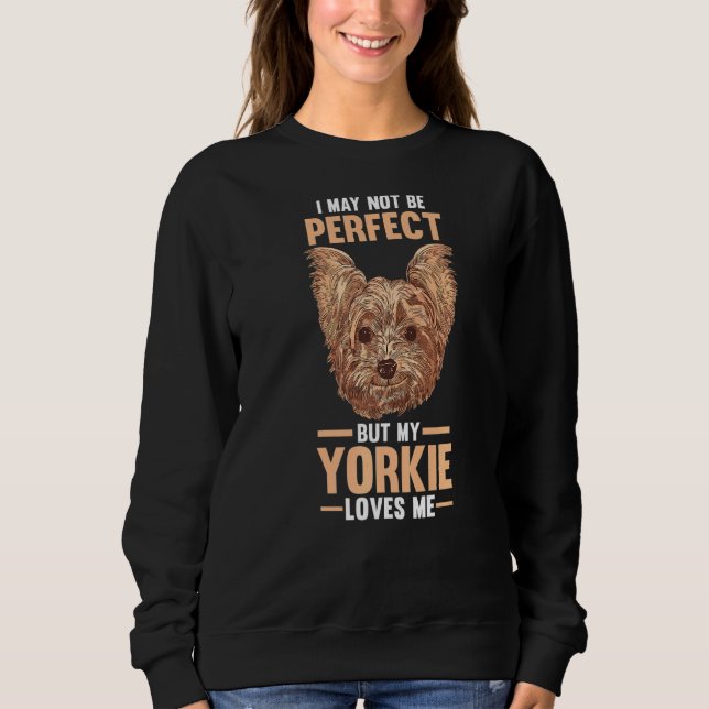 Camiseta Meu Yorkshire Terrier me ama (Frente)
