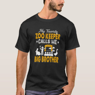 Camiseta Meu Zoo Favorito Me Chama De Grande Irmão Animal