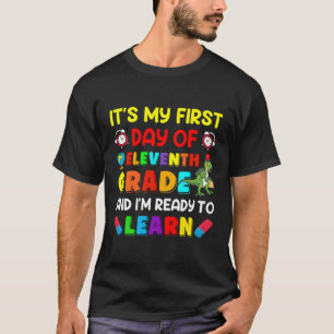 Camiseta Meus 1Rua Dias De 11 E Estou Pronto Para Aprender