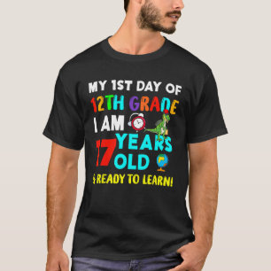 Camiseta Meus 1rua Dias De 12, Eu Tenho 17 Anos De Idade E 